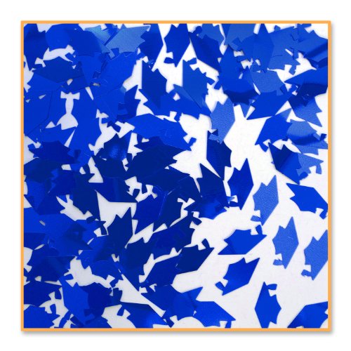 Beistle Blue Graduation Cap Cutout Plastic Confetti-1 Pack / .5oz