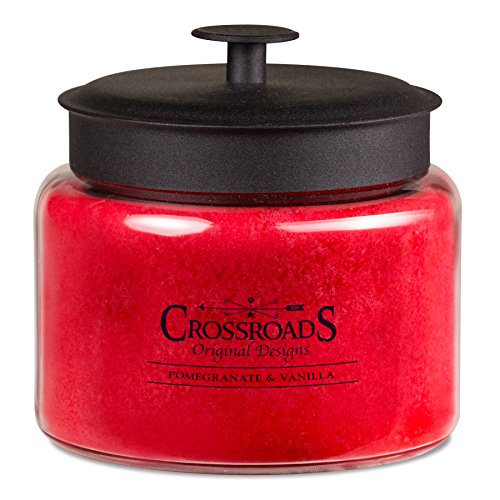 Crossroads Pomegranate & Vanilla Scented 4-Wick Candle, 64 Ounce