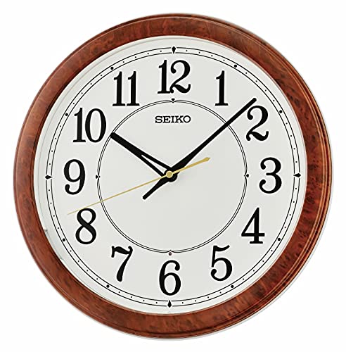SEIKO Hi/Lo Luninous Clock, Brown