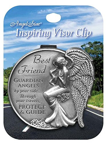 Quanta AngelStar 15691 Best Friend Guardian Angel Visor Clip Accent, 2-1/2-Inch