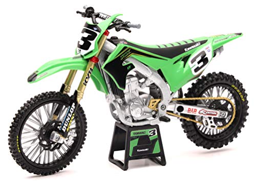 New Ray Toys Kawasaki KX 450#3 Eli Tomac Green 1/12 Diecast Motorcycle Model by New Ray 58113