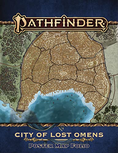 Paizo Pathfinder Lost Omens: City of Lost Omens Poster Map Folio (P2)