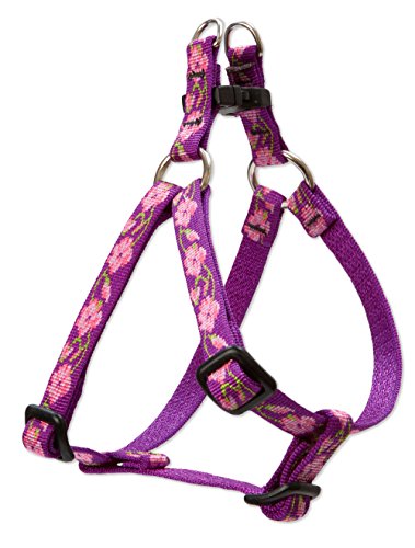 Lupine Pet Originals 1/2" Rose Garden 12-18" Step In Harness for Small Dogs