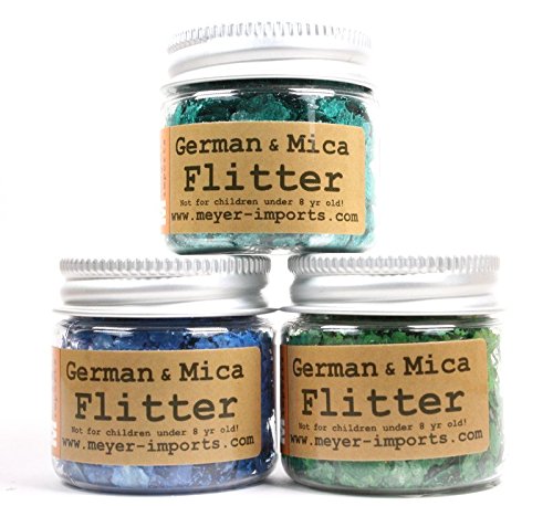 Meyer Imports Turquoise, Navy Blue, Dark Green - Mica Flakes - 311-M-0702
