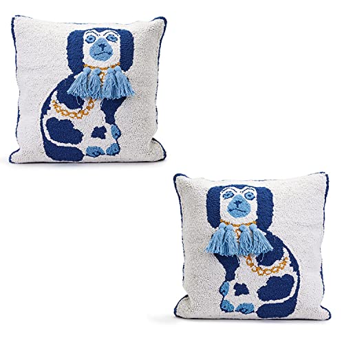 Two's Company Set of 2 Staffordshire Throw Pillows
