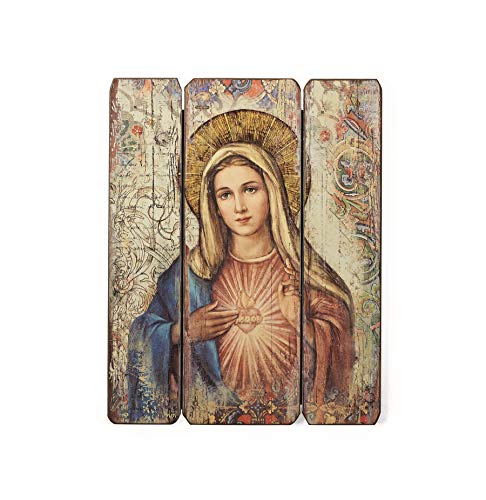 Roman 15"H IMMACULATE HEART PANEL