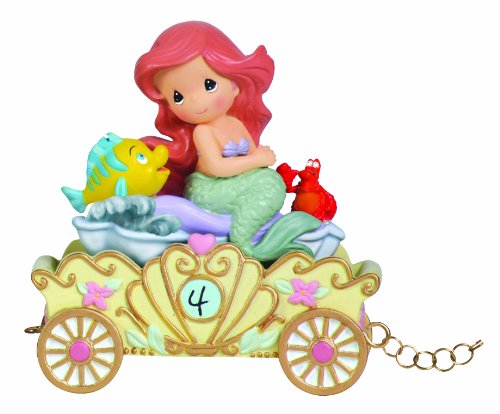 Precious Moments, Disney Showcase Collection,  Make A Splash On Your Birthday, Disney Birthday Parade, Age 4, Resin Figurine, 104406