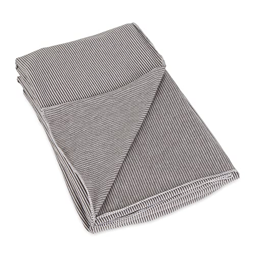 Bucky Blanket Scarf, Taupe Stripe, One Size