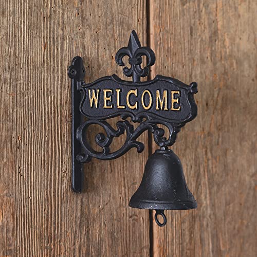 CTW Colonial Tin Works 420209 Antique-Inspired Shopkeepers Welcome Bell, 7-inch Height