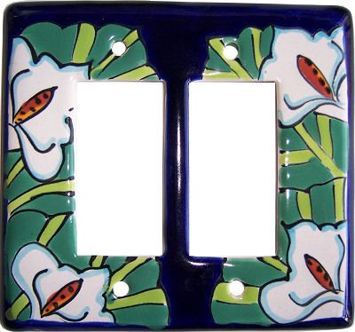 Fine Craft Imports Lily Talavera Double Decora Switch Plate