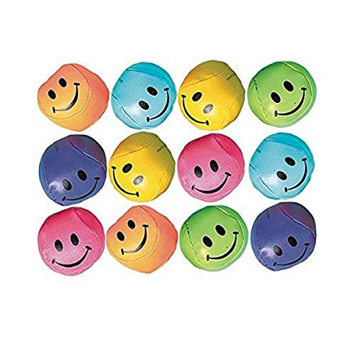 Amscan Soft Smiley Balls | Party Favor | 12 Ct.