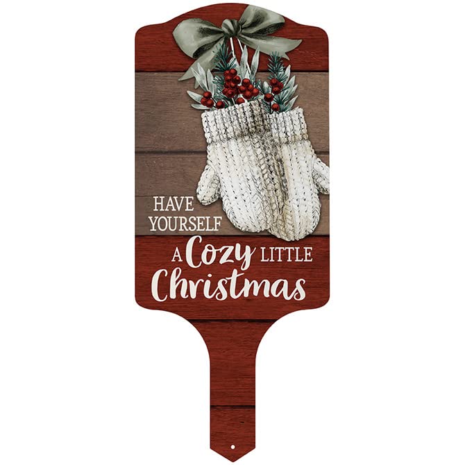 Carson Home Cozy Christmas Garden Stake, 15.5-inch Height