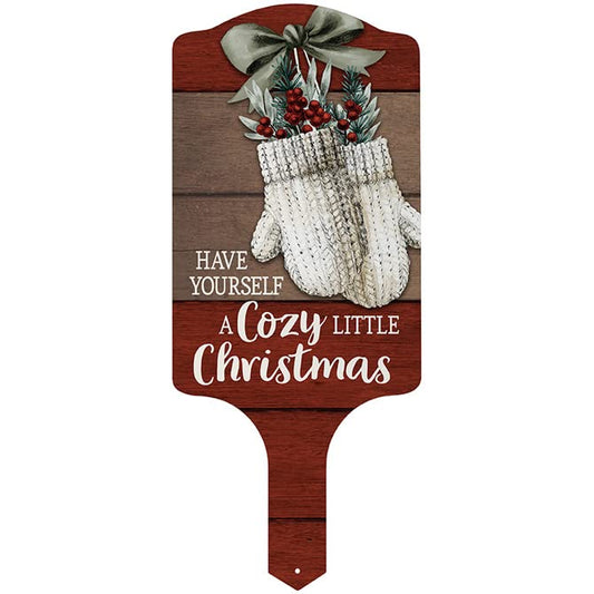 Carson Home Cozy Christmas Garden Stake, 15.5-inch Height