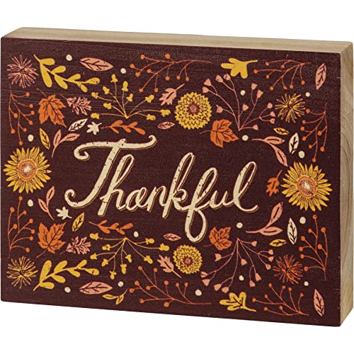 Primitives by Kathy Block Sign - Thankful