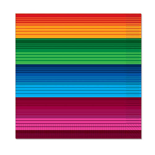 Beistle Multicolor Fiesta Theme Beverage Napkins
