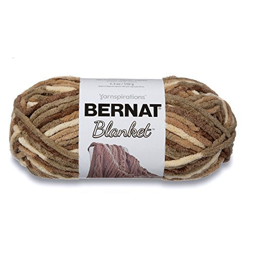 Spinrite Yarns (CA) Bernat Blanket Super Bulky Yarn, 5.3oz, Guage 6 Super Bulky, Sonoma