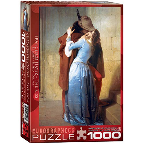 EuroGraphics The Kiss by Francesco Hayez 1000 Piece Puzzle (6000-0148)