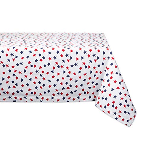 DII Design Americana Stars Collection Tabletop, Tablecloth, 60x84