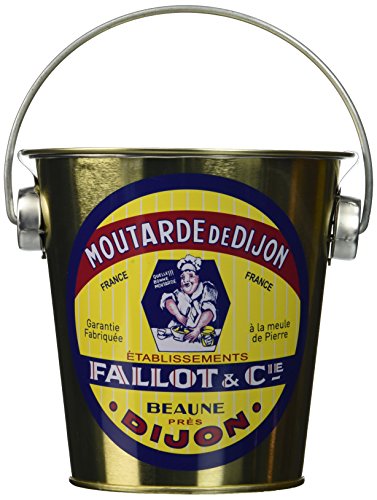 The French Farm Edmond Fallot Dijon Mustard 15.8Oz Jar Inside Tin Pail