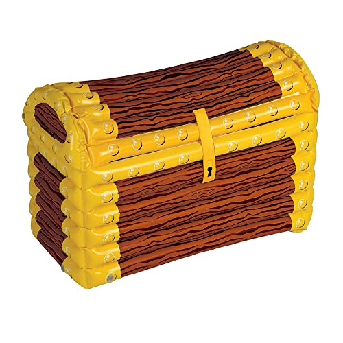 Beistle Inflatable Treasure Chest Cooler (holds apprx 48 12-Oz cans) Party Accessory  (1 count) (1/Pkg)