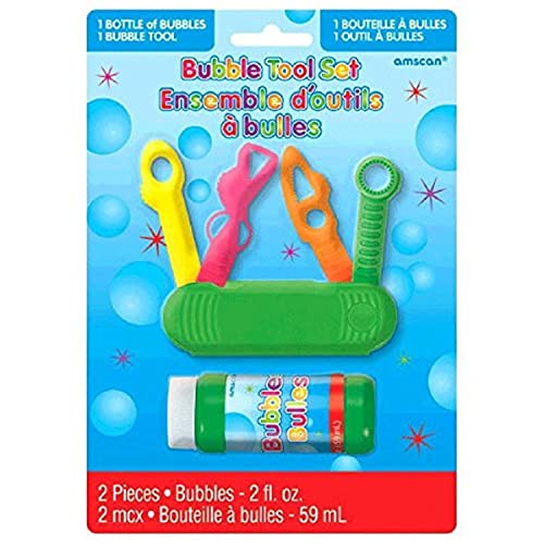 Amscan 394000 Bubble Tool Set | Party Favor | 1 set