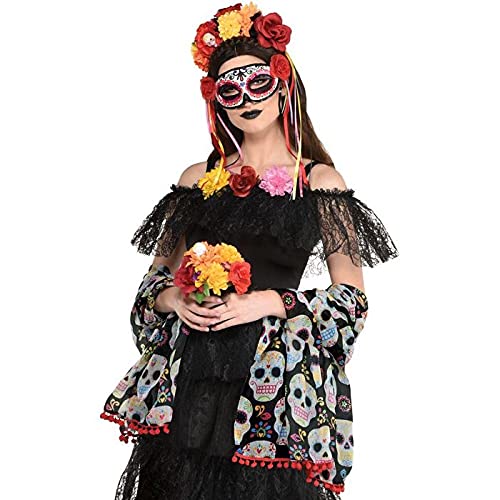 Amscan Day of the Dead Shawl | 1 Pc.