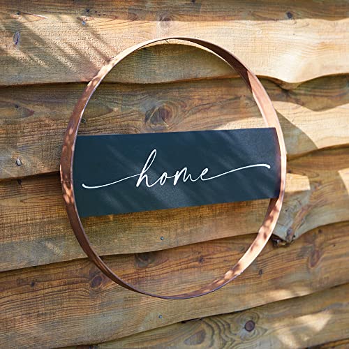 CTW Home Collection 370600 Home Rustic Metal Sign, 24-inch Diameter