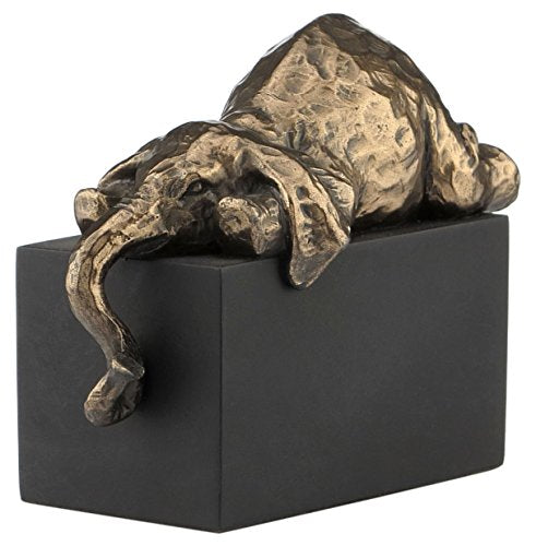 Unicorn Studio US 4.13 Inch Elephant - Chill Out Cold Cast Bronze Sculpture Figurine