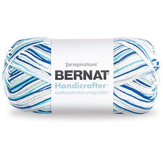 Spinrite Yarns (CA) Bernat Handicrafter Cotton Yarn, Gauge 4 Medium Worsted, Anchors Away