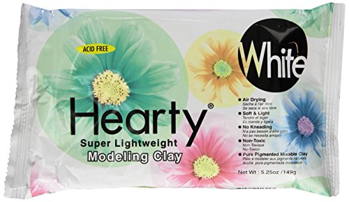 ACTVA Products Hearty Clay, 5.25 oz., Bright White