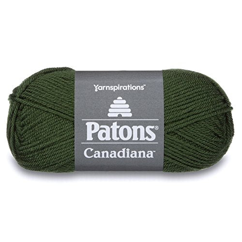 Spinrite Yarns (CA) Patons Canadiana Yarn, Dark Green Tea