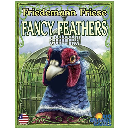 Fancy Feathers - A Quick-Moving Collection Game, Rio Grande Games, Family Card Game, for Ages 8 and Up, 2 Players, 30 Minute Playing Time, Combine Multiple Game Copies for Up to 6 Players