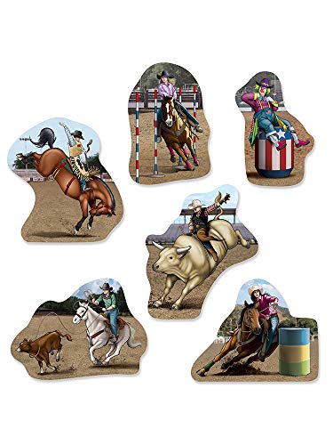 Beistle Rodeo Western Decorating Cutouts - 6 Pcs.