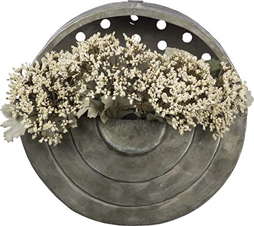 Primitives by Kathy Metal Wall Pocket, 9" in Diameter, Round