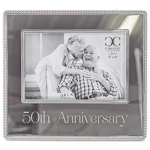 Roman 7 Inch Height 50th Anniversary Frame, 4x6 Photo