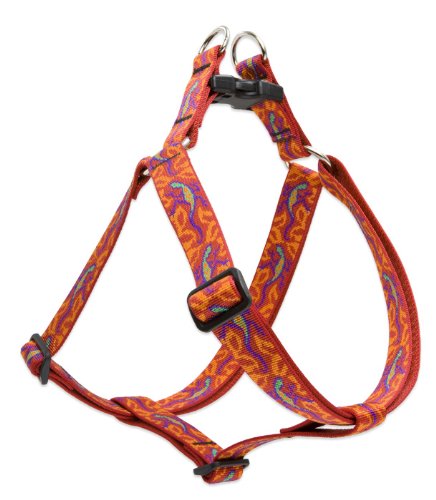 Lupine Pet Originals 1" Go Go Gecko 24-38" Step In Harness for Large Dogs