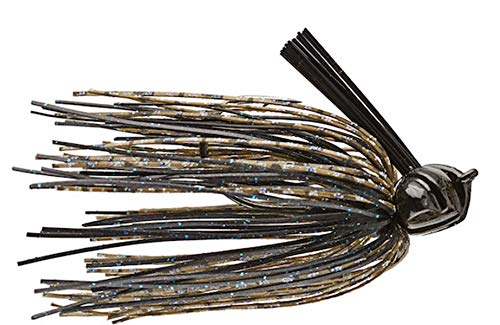 V&M Baits Pacemaker Series Flatline Football Jig 3/4 oz (Blue Shadow)
