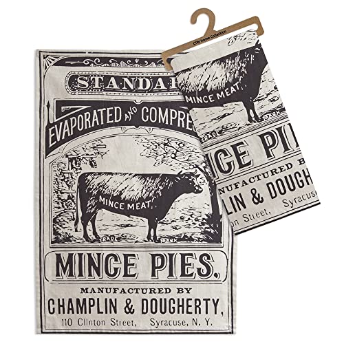 CTW 780329 Mince Pies Tea Towel, 28-inch Height