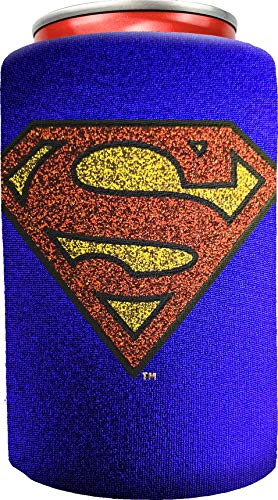 Spoontiques Superman Can Coolers, One size, Blue