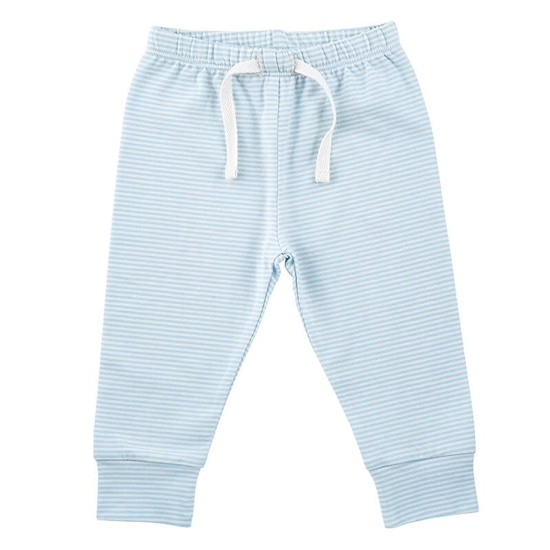 Creative Brands Baby-Pants-Cream/Blue (0-3 Months)