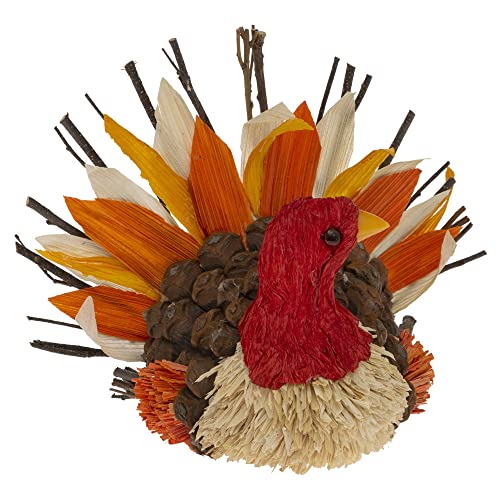 Boston International Fall Autumn Harvest Thanksgiving Tabletop Turkey Figurine Decoration, 5-inches, Jenny The Itty Bitty Turkey