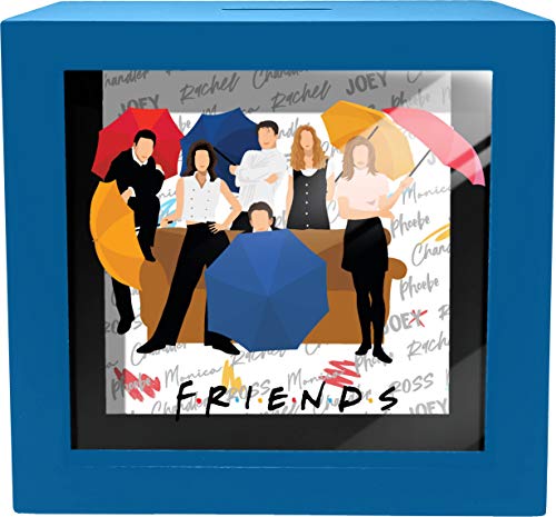 Spoontiques Friends Shadowbox Bank, Blue