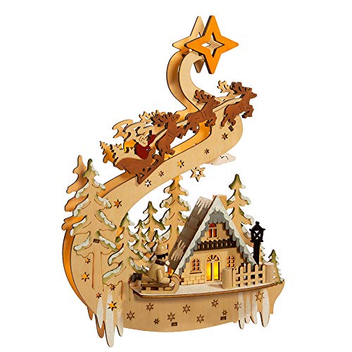 Kurt Adler Adler JEL0961 Santa, Multi-Colored