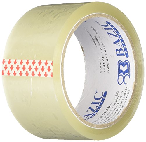 BAZIC 1.88" X 54.6 Yards Clear Packing Tape