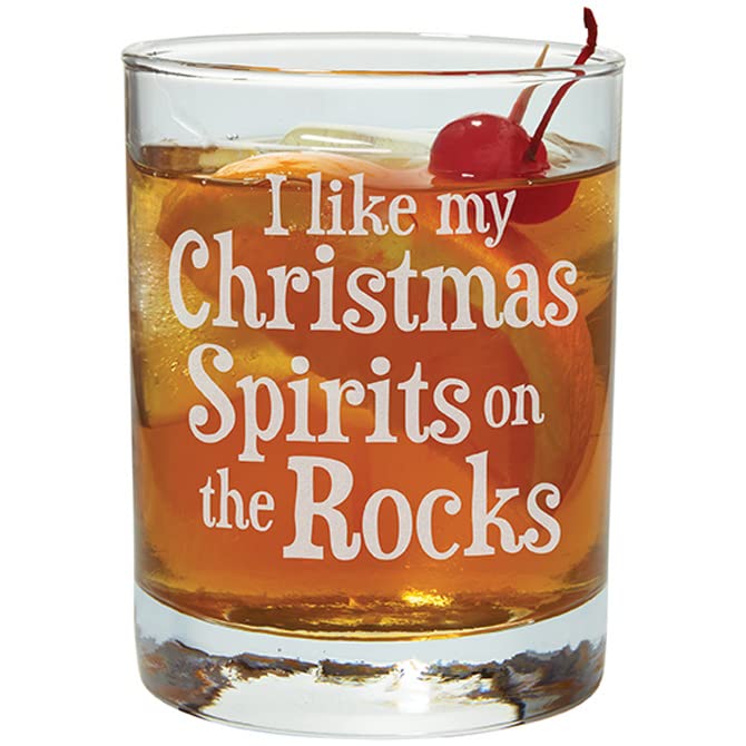 Carson Home Spirits on The Rocks Rocks Glass, 4.25-inch Height, 12 oz