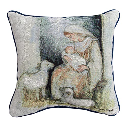 Manual THNVH Nativity Hues Pillow, 17 -inch Length