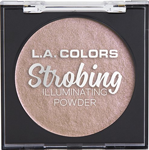 L.A. Girl COLORS Strobing Illuminating Powder, Flashing Pink, 1 Ounce