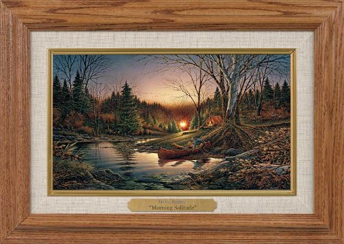 Wild Wings(MN) Morning Solitude Framed Oak Collage by Terry Redlin