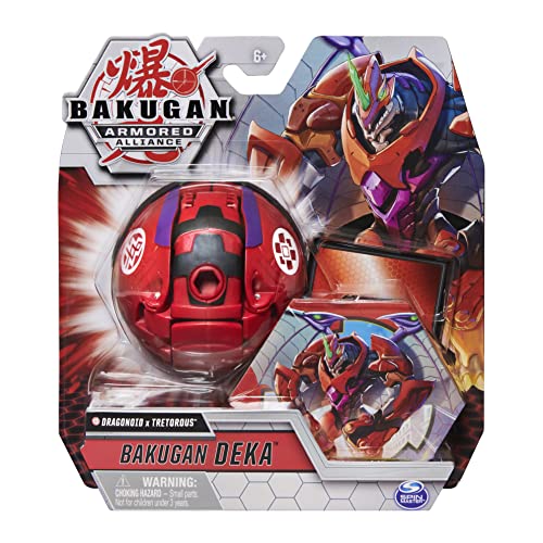 Spin Master Bakugan Deka, Fused Dragonoid x Tretorous, Jumbo Collectible Transforming Figure, for Kids Aged 6 and up