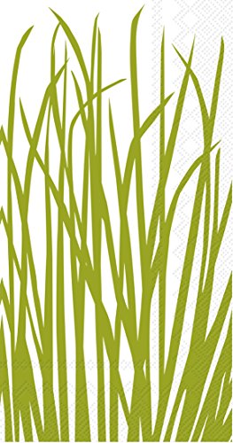 Boston International Celebrate the Home Kate Nelligan 3-Ply Paper Guest Towels/Banquet Napkins, Seagrass, 16-Count